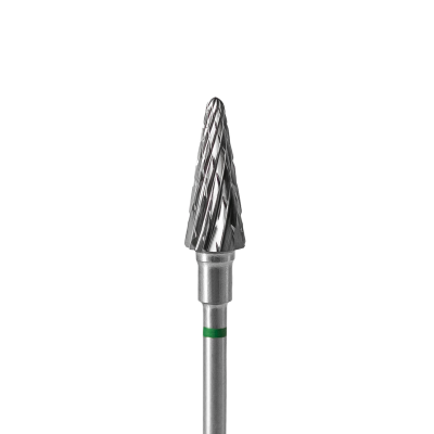 Carbide nail drill bit cone green EXPERT head diameter 6 mm / working part 14 mm
