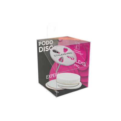 Disco para pedicura PODODISC STALEKS PRO L (25 mm) con repuestos grano180 (5 pzas.)